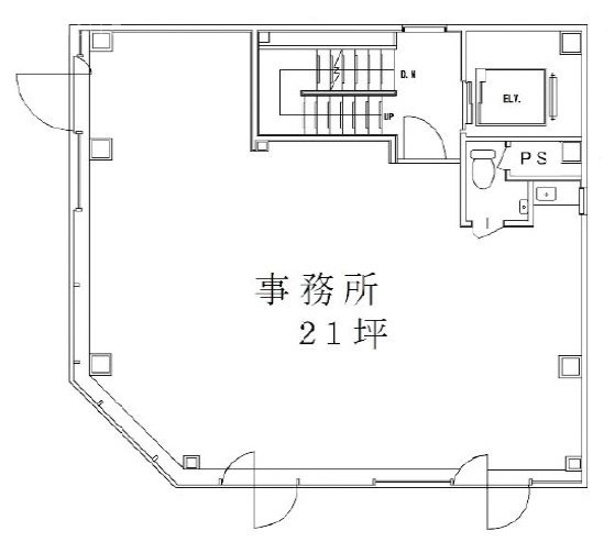 247ビル3F 間取り図