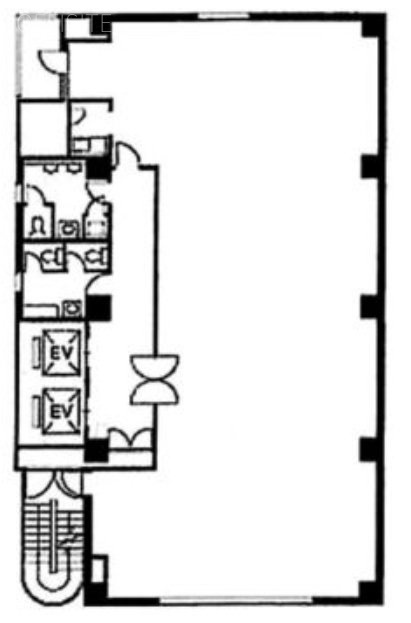 新秋葉原ビル9F 間取り図