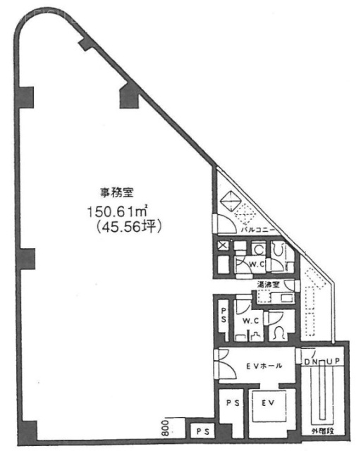 喜久屋ビル4F 間取り図