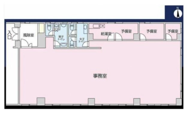 内藤ビル1F 間取り図