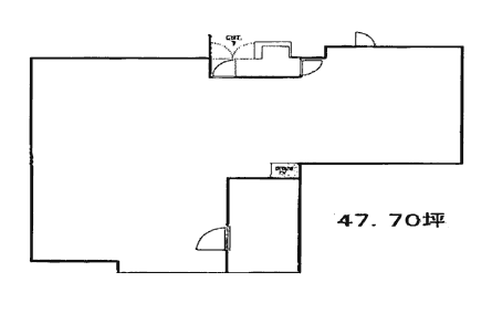 十字屋ビル1F 間取り図