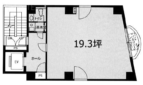 日本橋久松町栗原ビル10F 間取り図