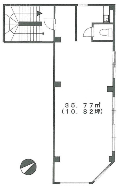 新橋ベネテックビル3F 間取り図