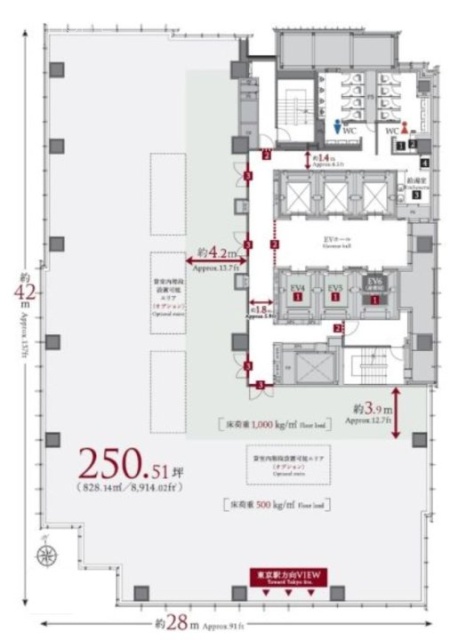 住友不動産秋葉原ファーストビル3F 間取り図