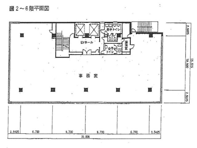 第二萬富ビル5F 間取り図