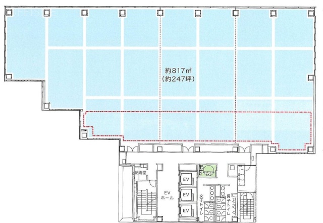 千駄ヶ谷4丁目ビル3F 間取り図