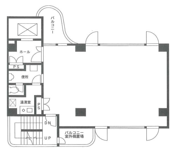 ルート根岸ビル6F 間取り図