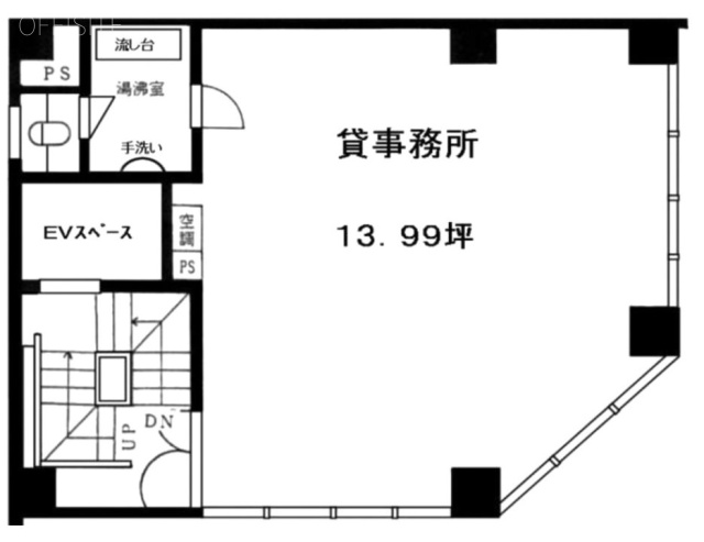 第2銀座ヤマトビル6F 間取り図