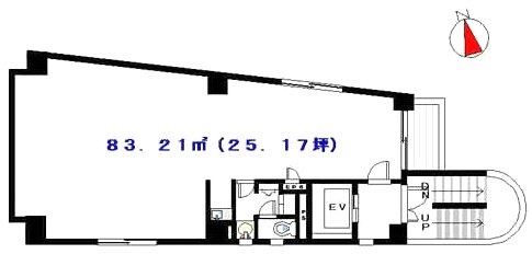 高原ビル6F 間取り図