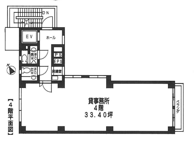 細田ビル2F 間取り図