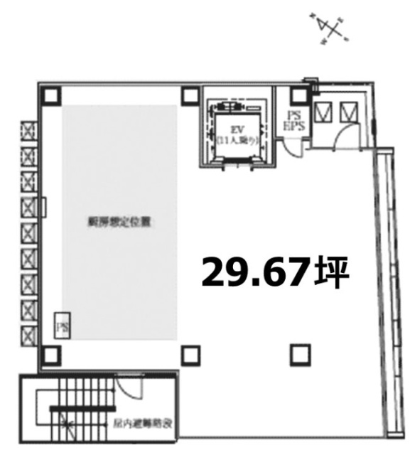 VORT銀座DDI8F 間取り図