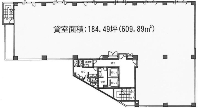 虎ノ門桜ビル4F 間取り図