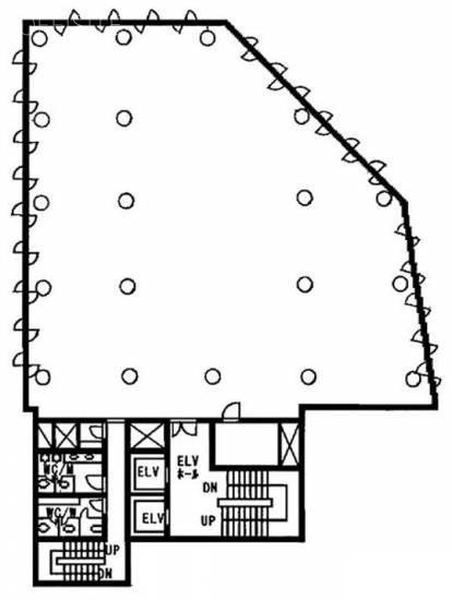 岩波神保町ビル8F 間取り図