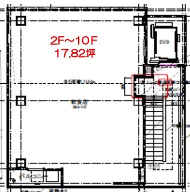 ACN銀座7丁目ビルディング9F 間取り図