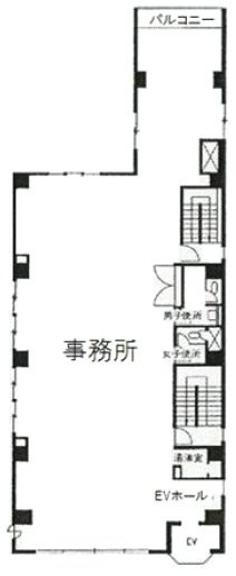 清水ビル7F 間取り図