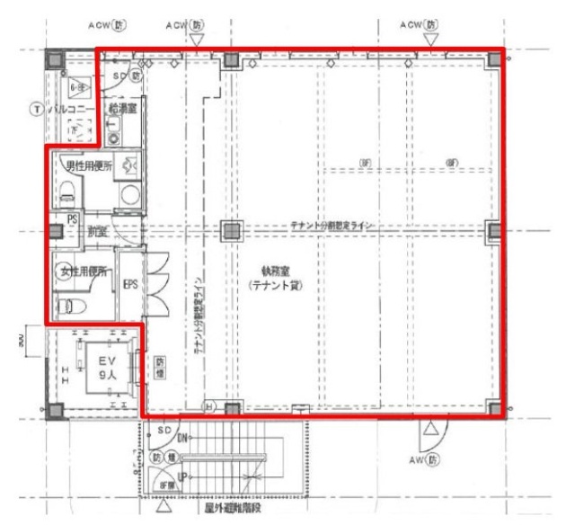 TAIYOビル8F 間取り図