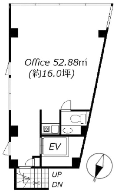 トウマン本社ビル3F 間取り図