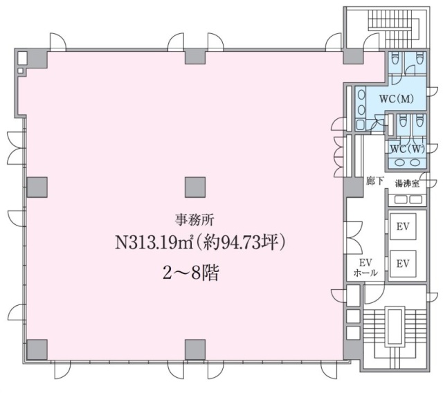 音羽江戸川橋ビル5F 間取り図