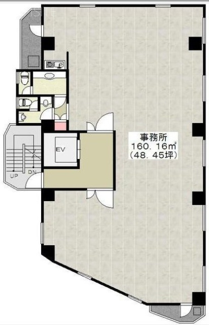 サンエスビル5F 間取り図