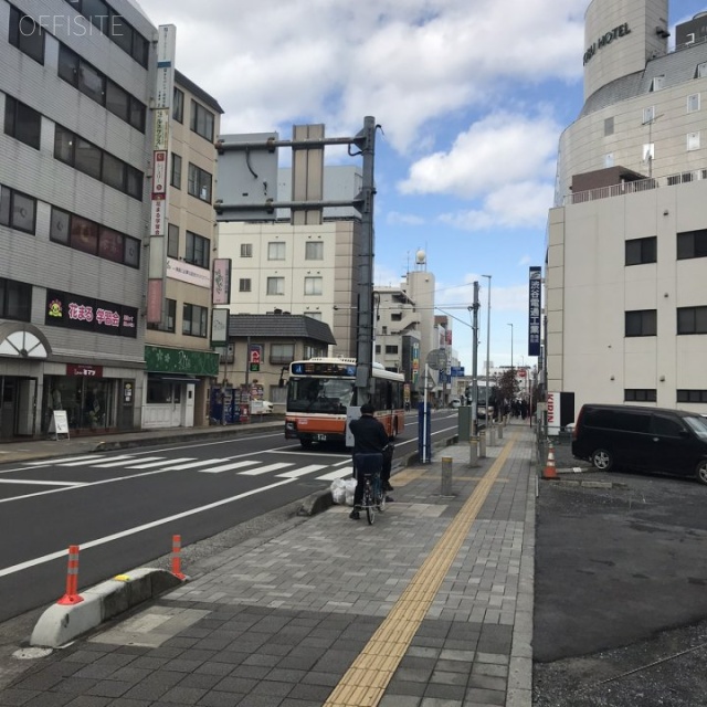 大野ビル ビル前面道路