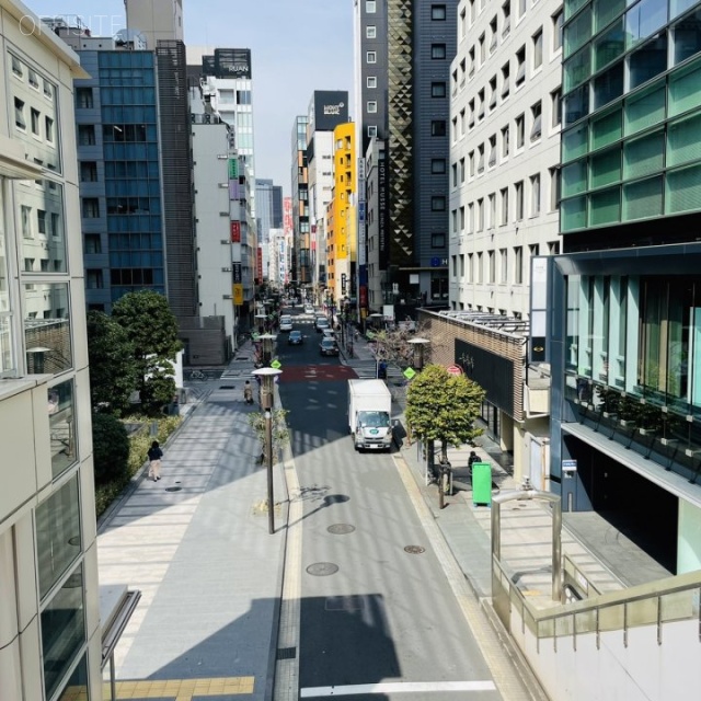 サクセス銀座7ビル ビル前面道路