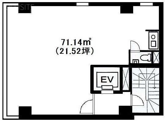 フラワービル5F 間取り図