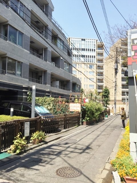 アクシア原宿 ビル前面道路