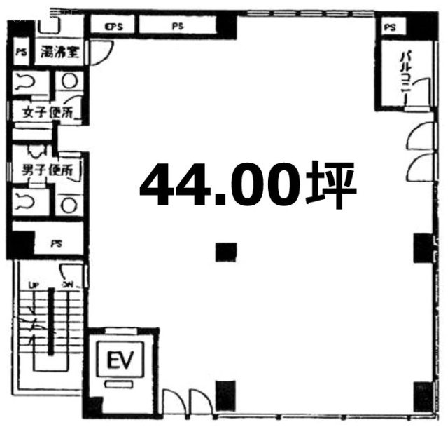 塙(ハナワ)ビル2F 間取り図