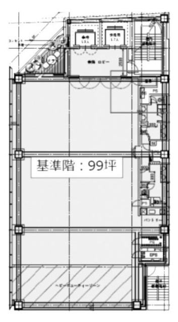 KANDA SQUARE GATE5F 間取り図