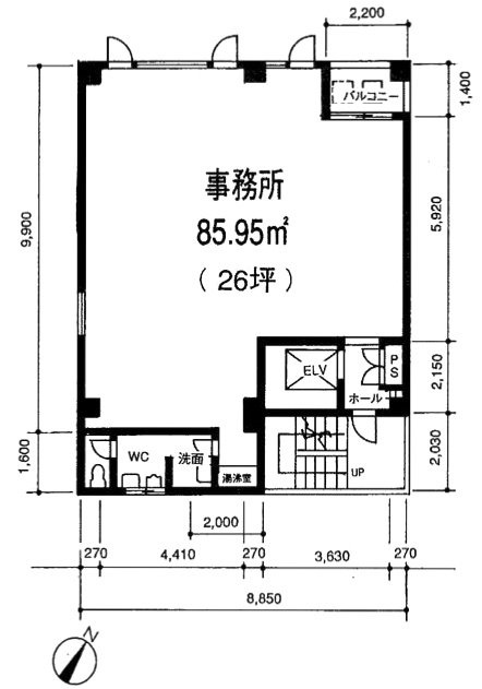 エクセレントK4F 間取り図