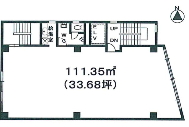 富士建設ビル4F 間取り図