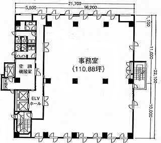 芝浦中島ビルA 間取り図