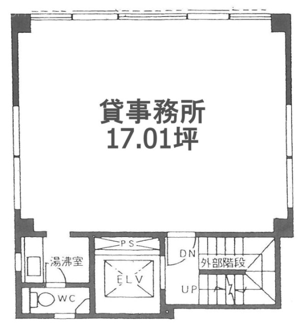 サンケイビル3F 間取り図