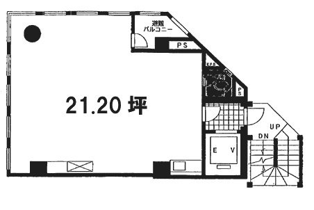新陽ビル赤坂2F 間取り図