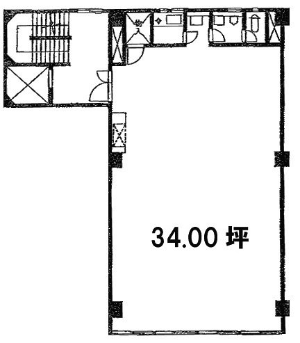 加藤ビル5F 間取り図
