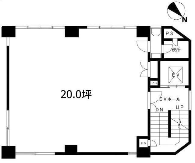 久保ビル2F 間取り図