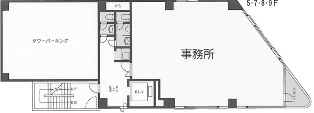 中央自動車ビル7F 間取り図