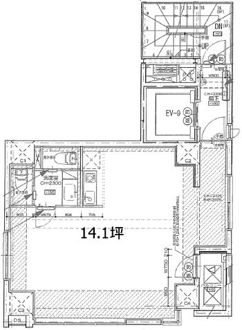 田村町 Shinshodoh BLDG5F 間取り図