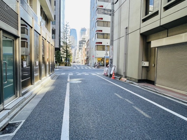 西新橋佐野ビル 前面道路