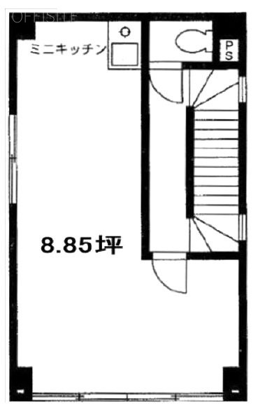 栄第二ビル1F 間取り図