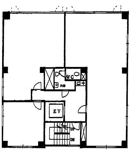 日本工築1号館ビル3F 間取り図