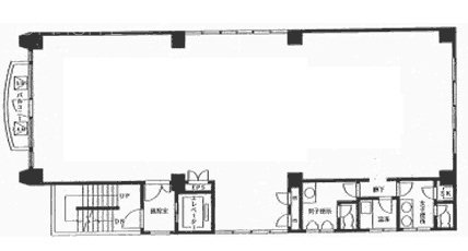 オガタビル4F 間取り図