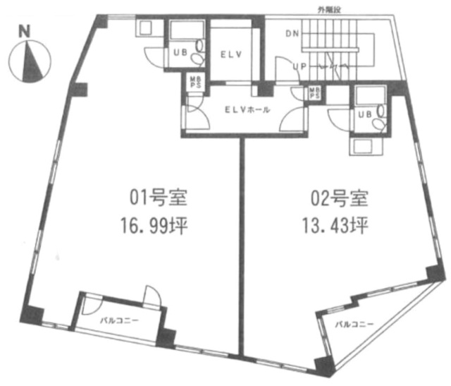 大和ビル302 間取り図