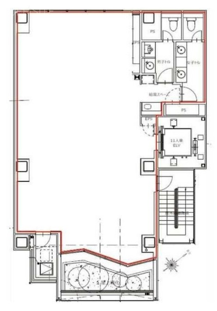 ARAプレイス赤坂3F 間取り図