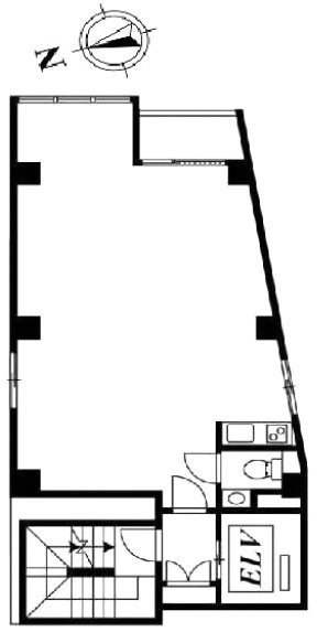 VORT麻布十番Ⅳ3F 間取り図