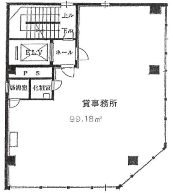 東銀座ビル6F 間取り図
