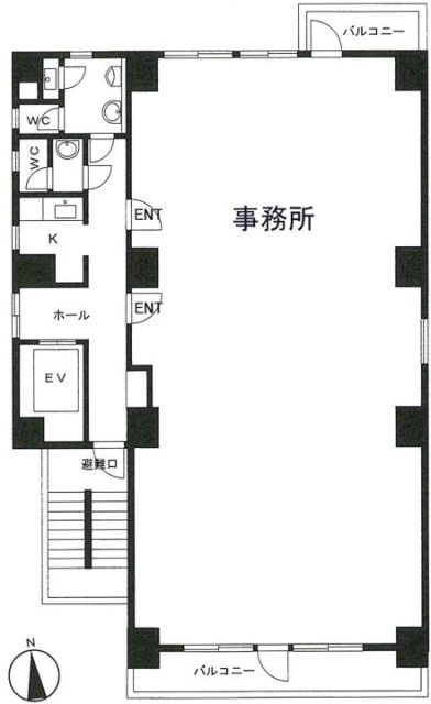 並木ビル3F 間取り図