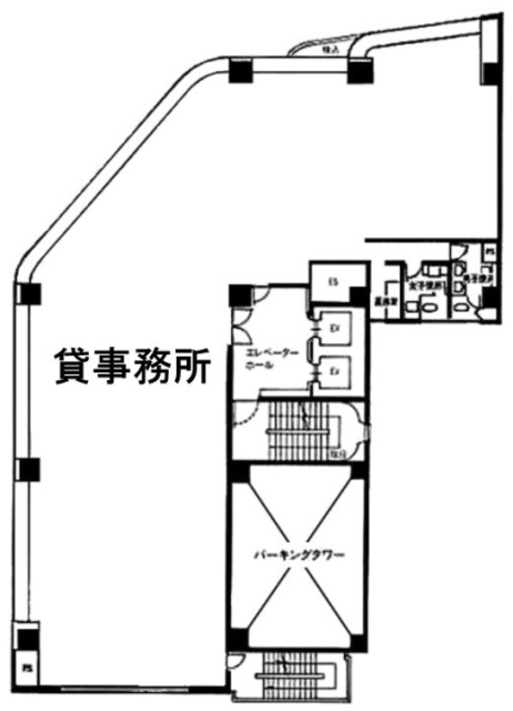 八丁堀第一生命ビル4F 間取り図