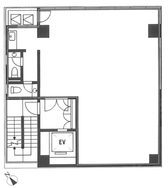 昭美京橋第二ビル3F 間取り図