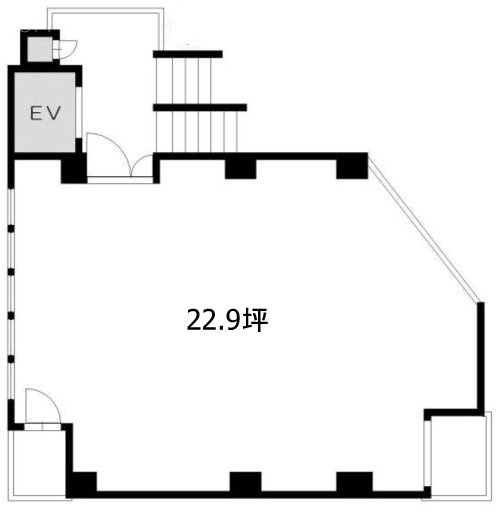 山喜ビル5F 間取り図